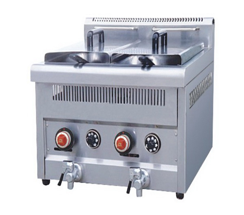 雙缸雙篩燃氣炸爐